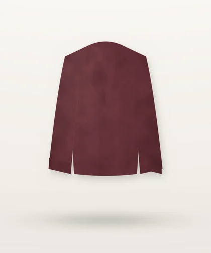 Wine Cropped Blazer